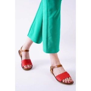 Cardi Hardal Cilt Sandalet