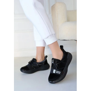 Nikeo Siyah Paraşüt Spor Ayakkabı