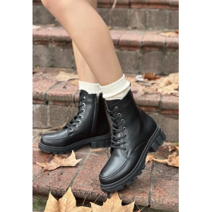 Yuran Bej Cilt Bağcıklı Bot