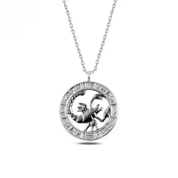 ​​Gümüş Akrep Burcu Kolye