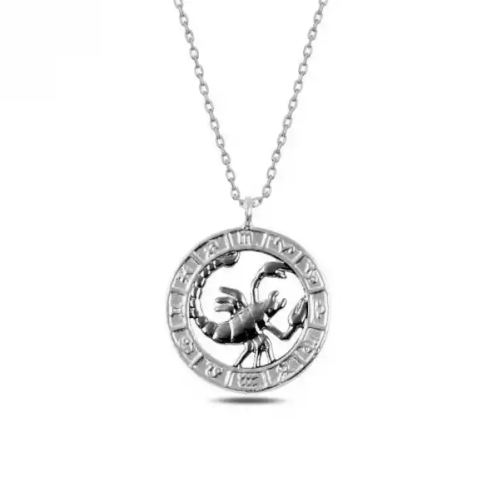 ​​Gümüş Akrep Burcu Kolye