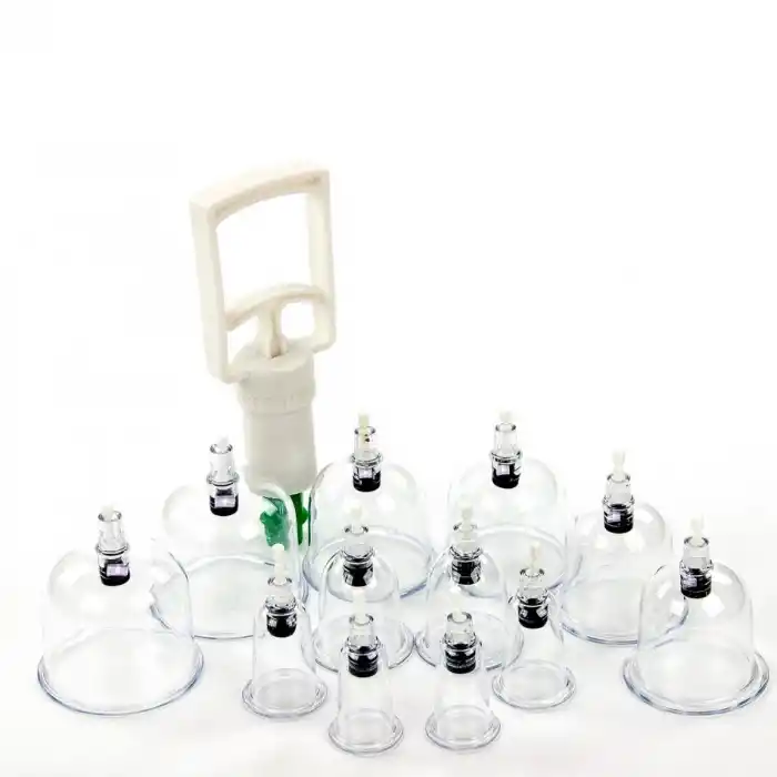 100 Adet 7 Numara Hacamat Kupası - Pompa Hediyeli