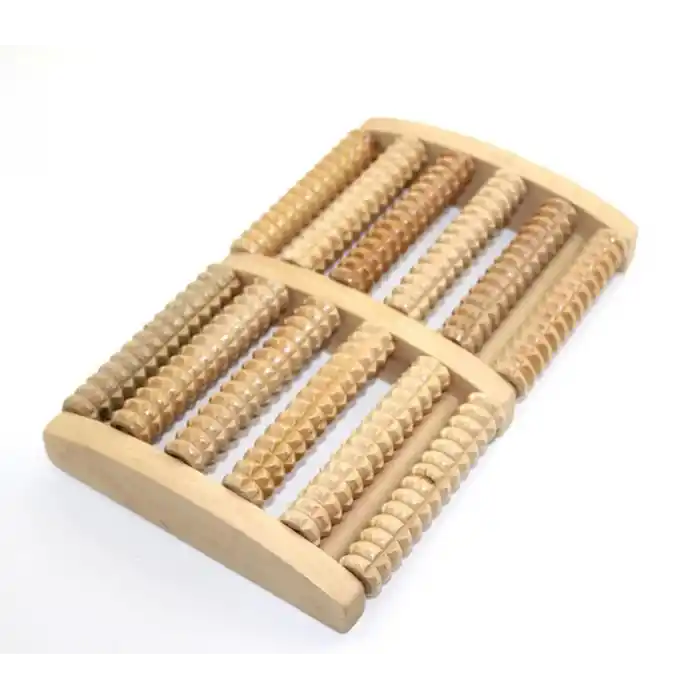 12 Silindirli Ahşap Ayak Masaj Aleti MZ-511A