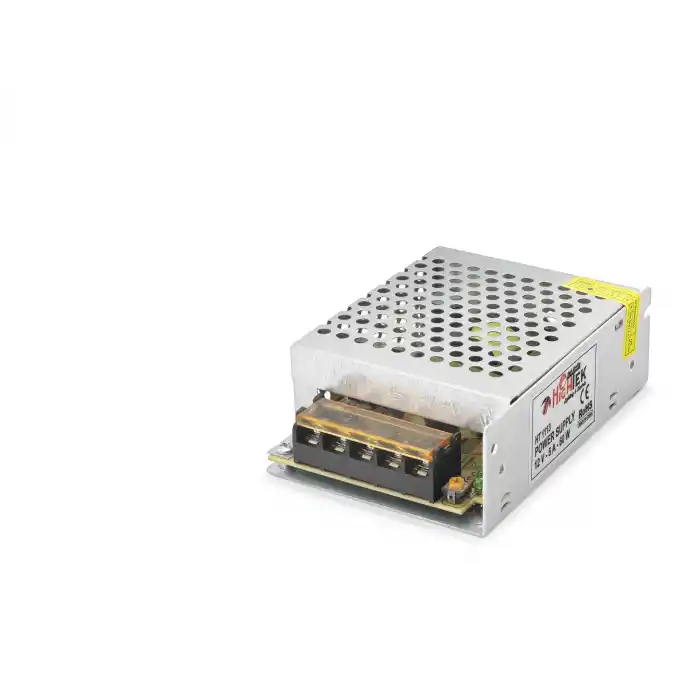 12V 5A 60W Led / Kamera Adaptörü- Gümüş HT1113