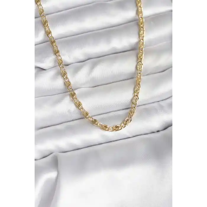 14K Gold Renk Kaplama Zincir Model CM Kadın Kolye