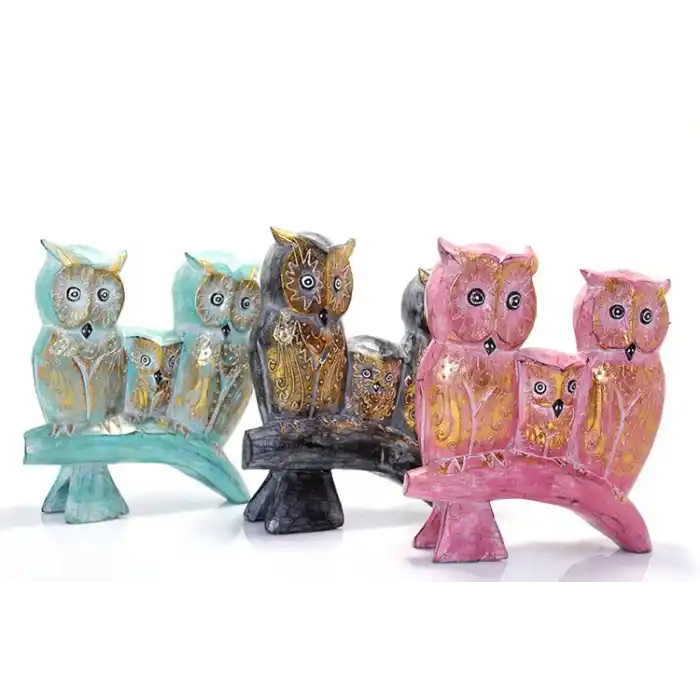 3Lü Ahşap Baykuş No:3