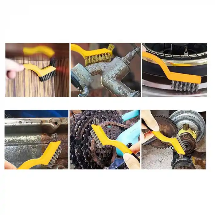 3 Parça Çok Amaçlı Tel Fırça Seti 180 MM DMX4681