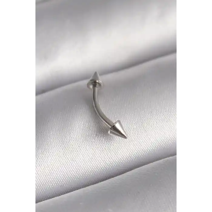 316L Çelik Gümüş Renk Çivi Model Piercing