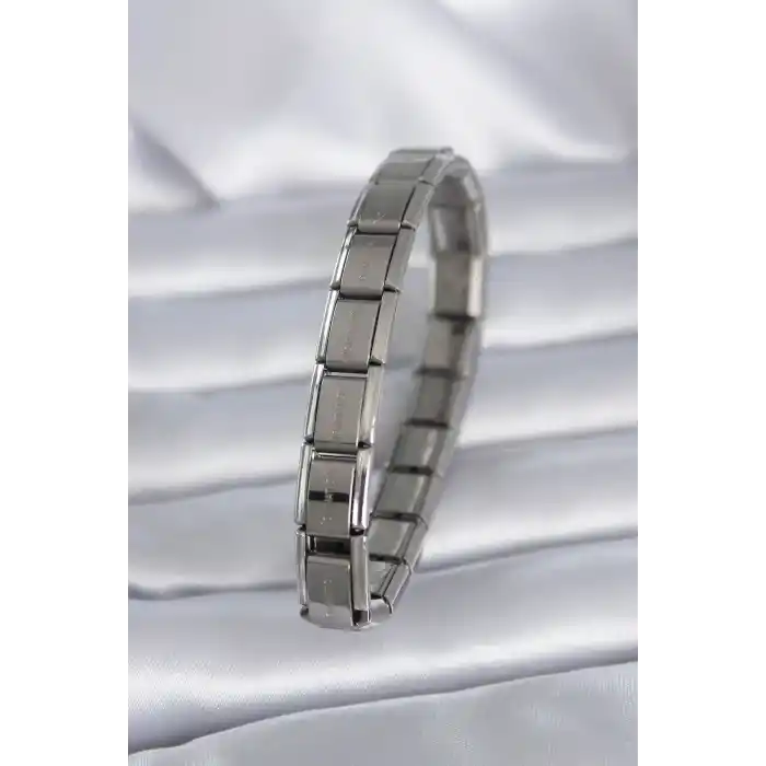 316L Çelik Gümüş Renk Yazılı Nomination Model Kadın Bileklik