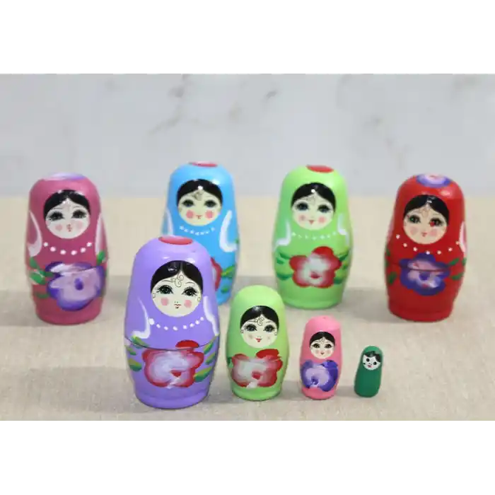 4Lü Ahşap Matruşka Alk3814