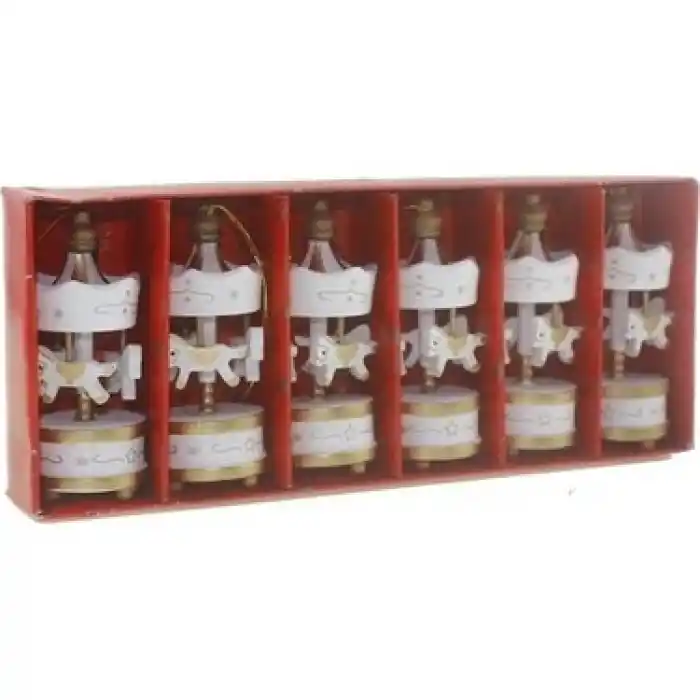 6 lı Ufak Atlı Karınca Gold Beyaz MZ144