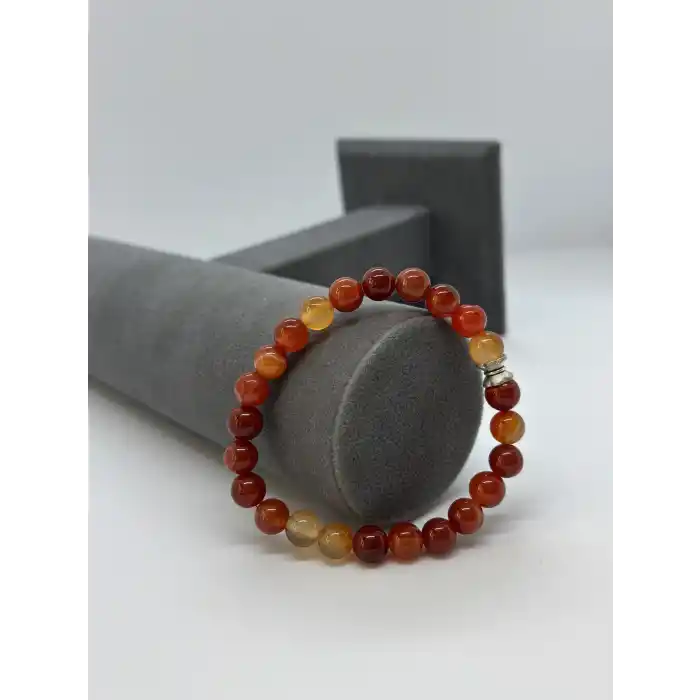 Akik Doğal Taş Bileklik