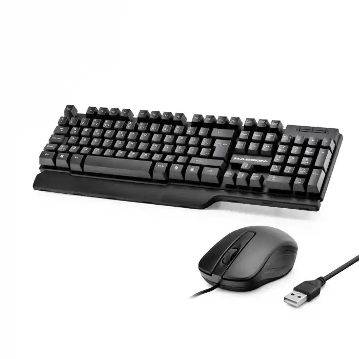 Ablolu Klavye Mouse Set Q Siyah HD861