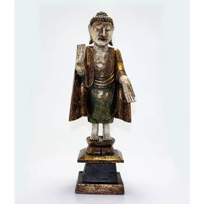 Ahşap Buda Figürü No:3