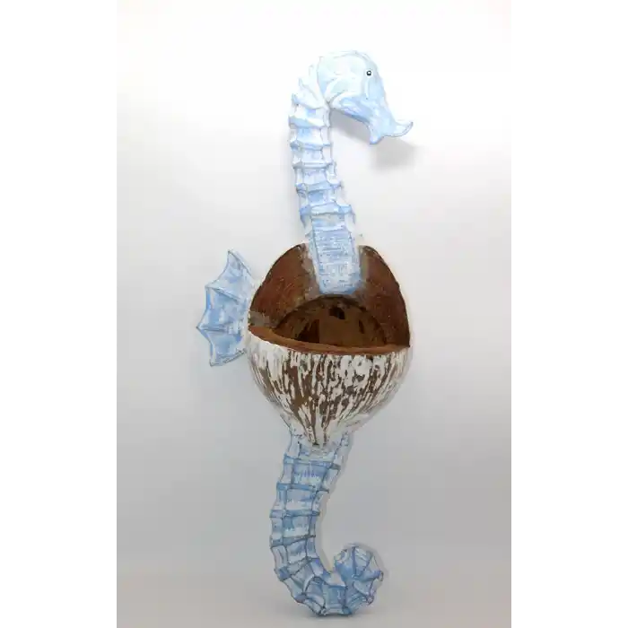 Ahşap Deniz Atı Figürü Duvara Asmalı Lıngga Yonı-3