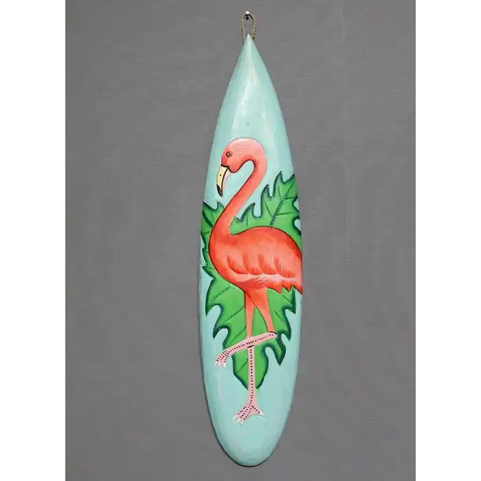 Ahşap Duvara Asmalı Sörf Tahtası 3Okas-20