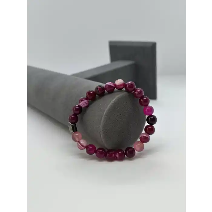 Akik Doğal Taş Bileklik