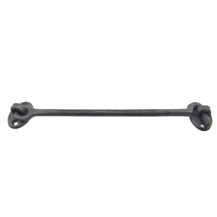 Antika Tarz Dekoratif Pirinç Çengeli - 20cm, Oksit