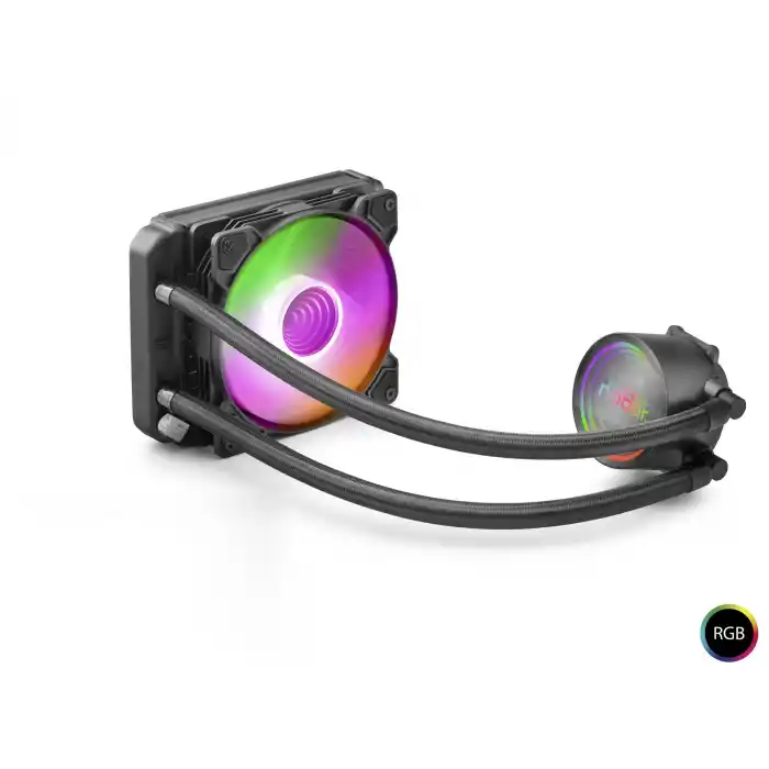 Argb Sıvı Soğutmalı İşlemci Fanı 120 Mm - Siyah ND2502