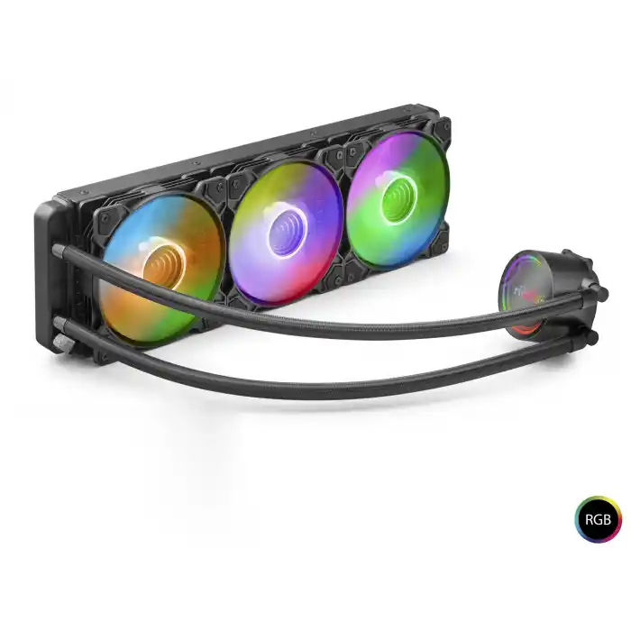Argb Sıvı Soğutmalı İşlemci Fanı 360 Mm - Siyah ND2505