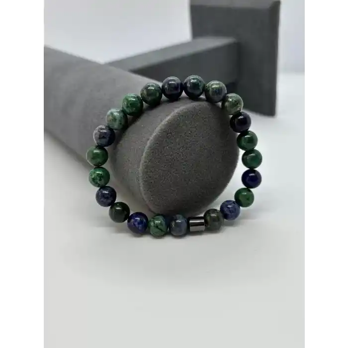 Azurit Doğal Taş Bileklik