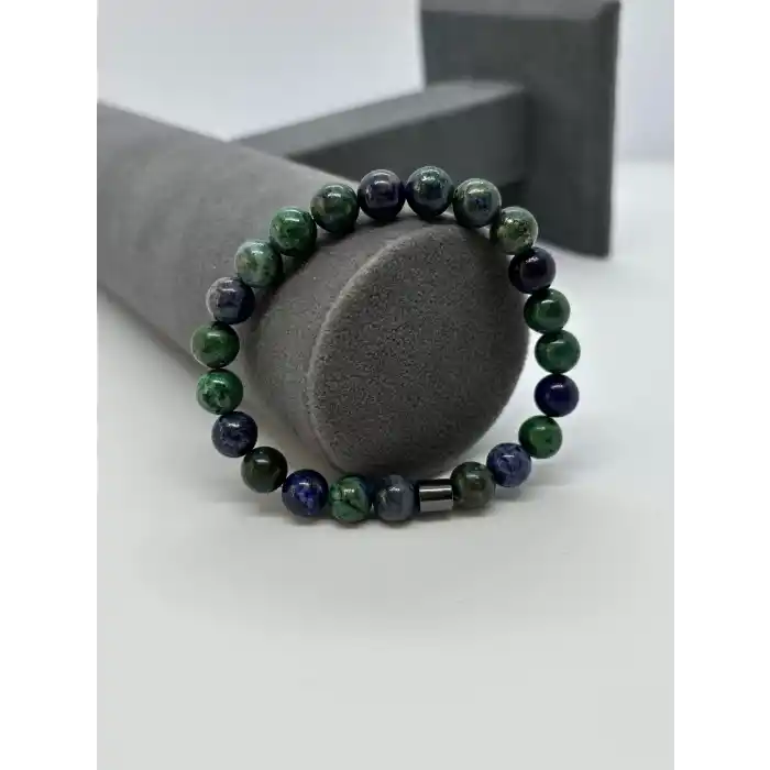 Azurit Doğal Taş Bileklik