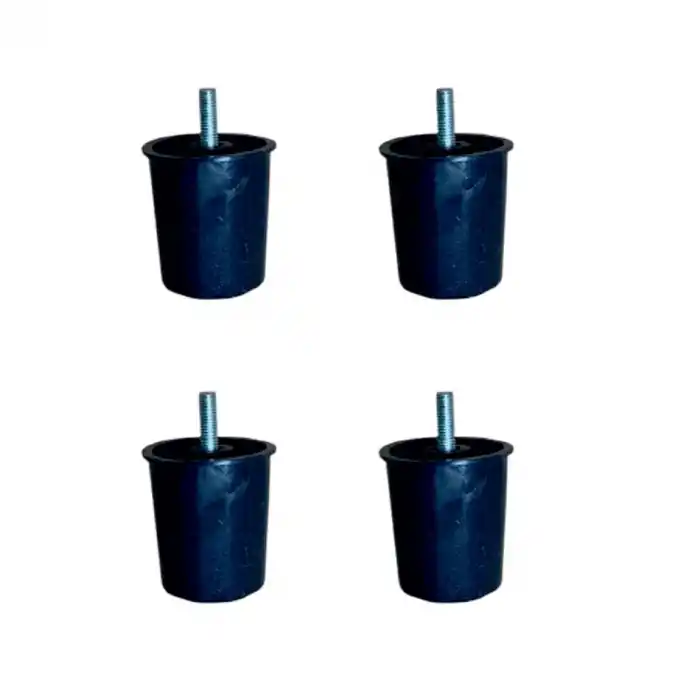 Baza Plastik Ayak - 58MM - Siyah M.3/8 HKS277 - 4 Adet