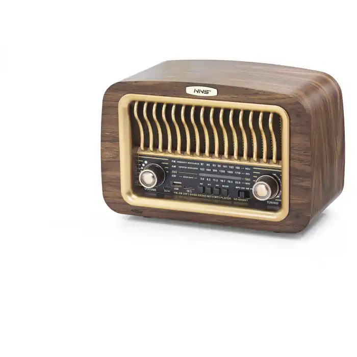Bluetooth Nostaljik Hoparlör Fm 285 X 133 X 189 Cm NS6656BT