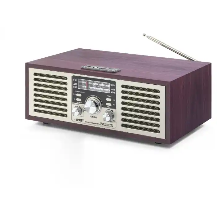 Bluetooth Nostaljik Hoparlör Fm 33 X 18 X 12.9 Cm NS6686BT