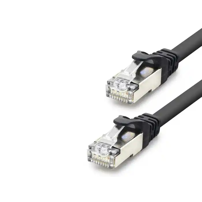 Cat7 Ethernet Patch Kablosu 10 Gbps 600 Mhz 5 M - Siyah HDX5093