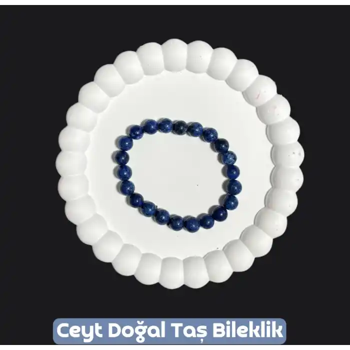 Ceyt Doğal Taş Bileklik - koyu mavi