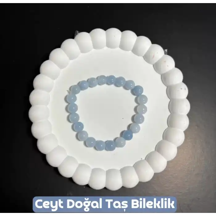 Ceyt Doğal Taş Bileklik - açık mavi