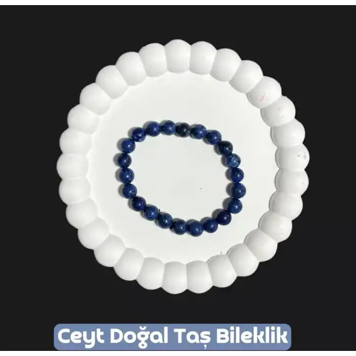 Ceyt Doğal Taş Bileklik - koyu mavi