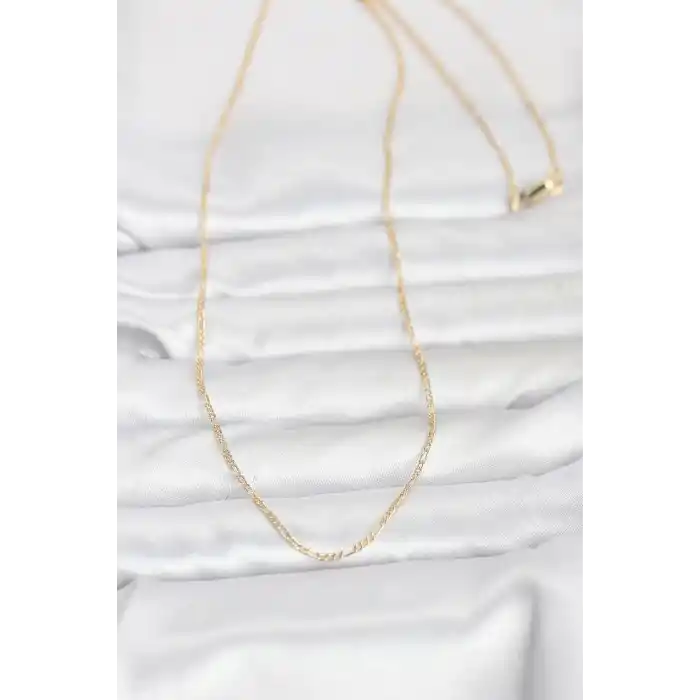 CM 14K Gold Renk 60 cm Zincirli Kadın Kolye