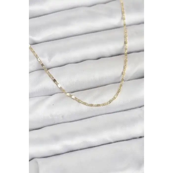 CM 14K Gold Renk Ezme Zincir Model 60 cm Kadın Kolye