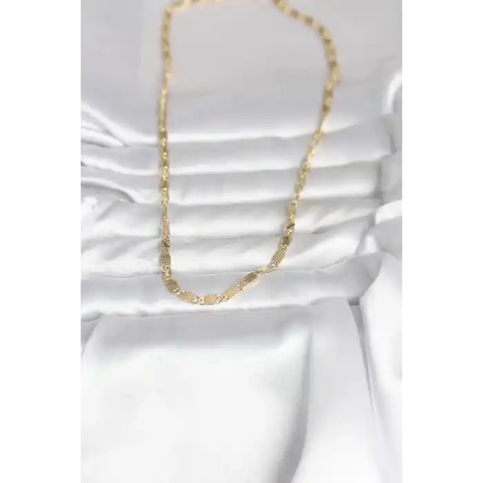 CM 14K Gold Renk Lazer Model 45 cm Kadın Kolye