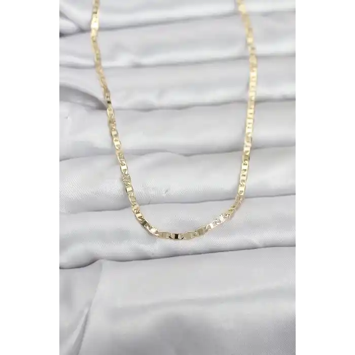 CM 14K Gold Renk Zincir Model 60 cm Kadın Kolye