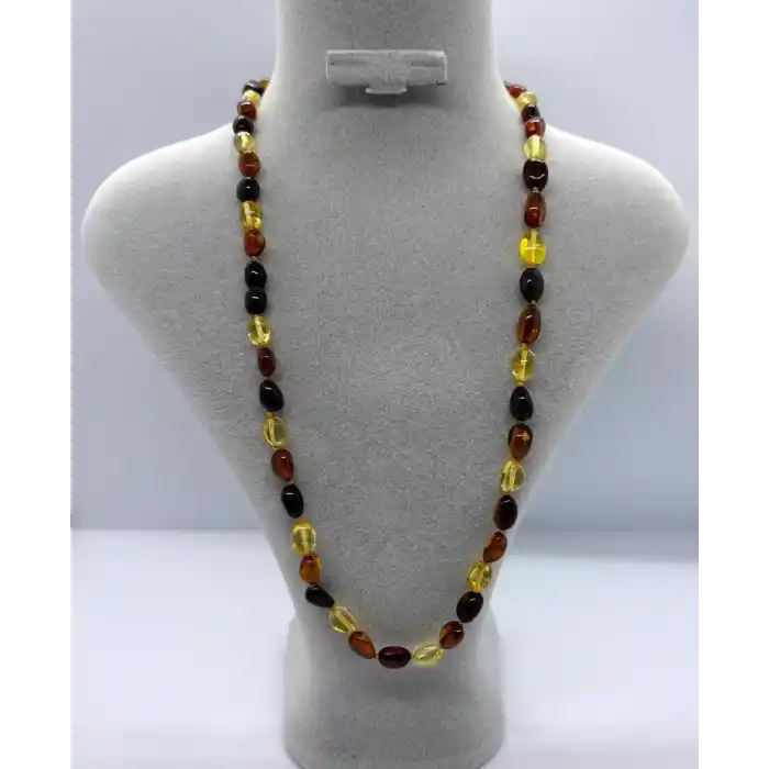 Damla Kehribar Kolye