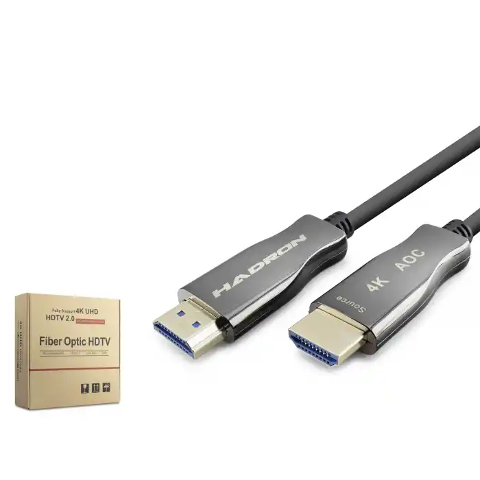 Fiber Optik Hdmi 2.0 Kablo 4K Uhd 60 Hz 50 M - Siyah HDX2059