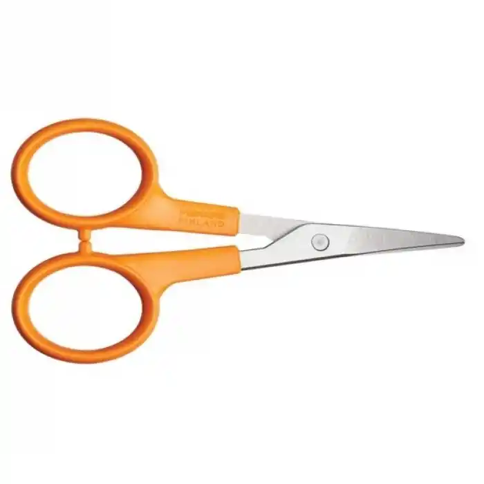 Fiskars 9808 M204 Kavisli Nakış Aplike Makası No: 4 inç / 10 cm - Paslanmaz Çelik