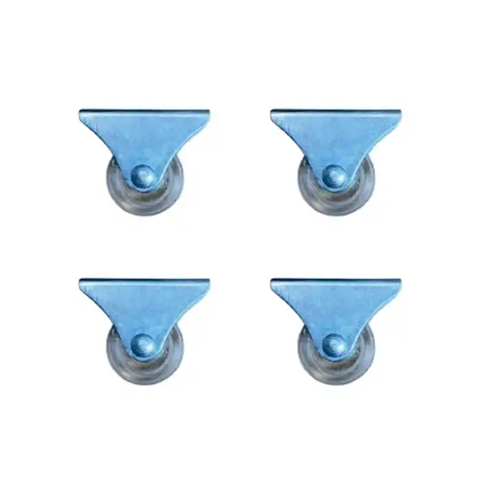 Furç Sabit Teker - 38MM - Şeffaf HKS237 - 4 Adet