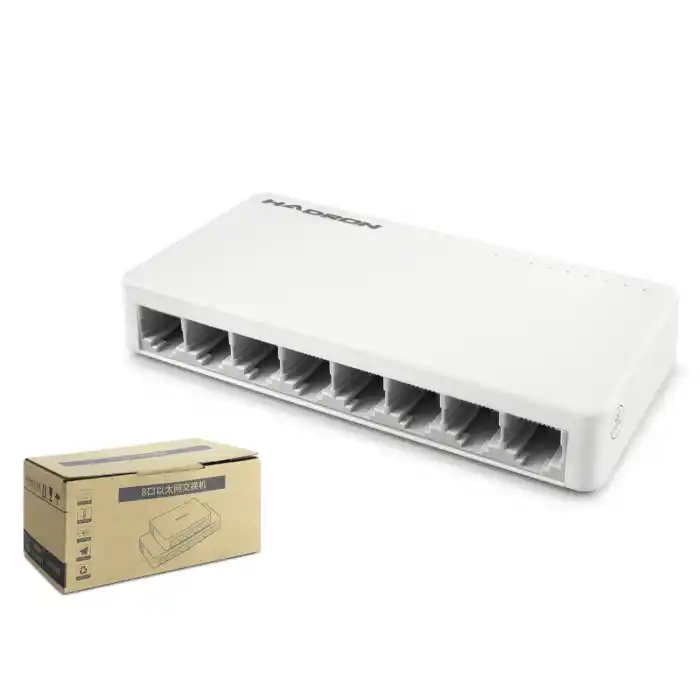 Gigabit Ethernet Switch 8 Port - Beyaz HDX1365