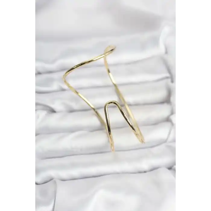 Gold Renk Pirinç El Bileziği