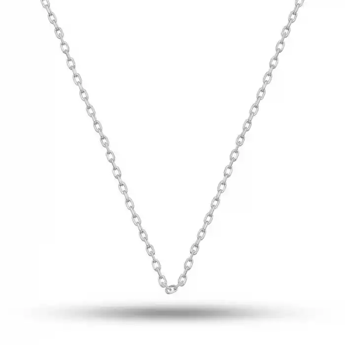 Gümüş 0.30 Mikron 45 Cm Forse Kadın Zincir