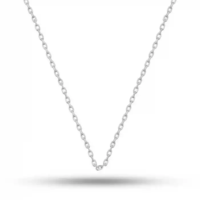 Gümüş 0.30 Mikron 55 Cm Forse Kadın Zincir