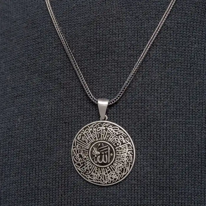 Gümüş Asr Suresi Erkek Kolye