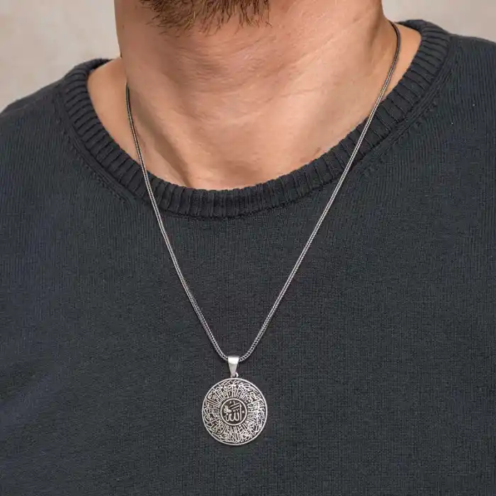 Gümüş Asr Suresi Erkek Kolye