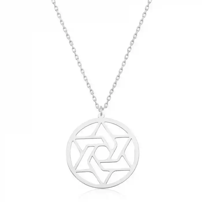 Gümüş Çember Bayan Kolye