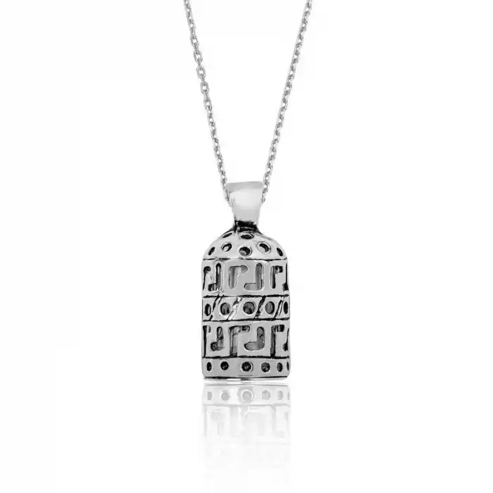 Gümüş Cevşen Dualı Kolye