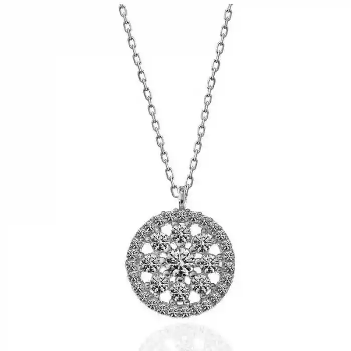 ​Gümüş Çiçek Kadın Kolye